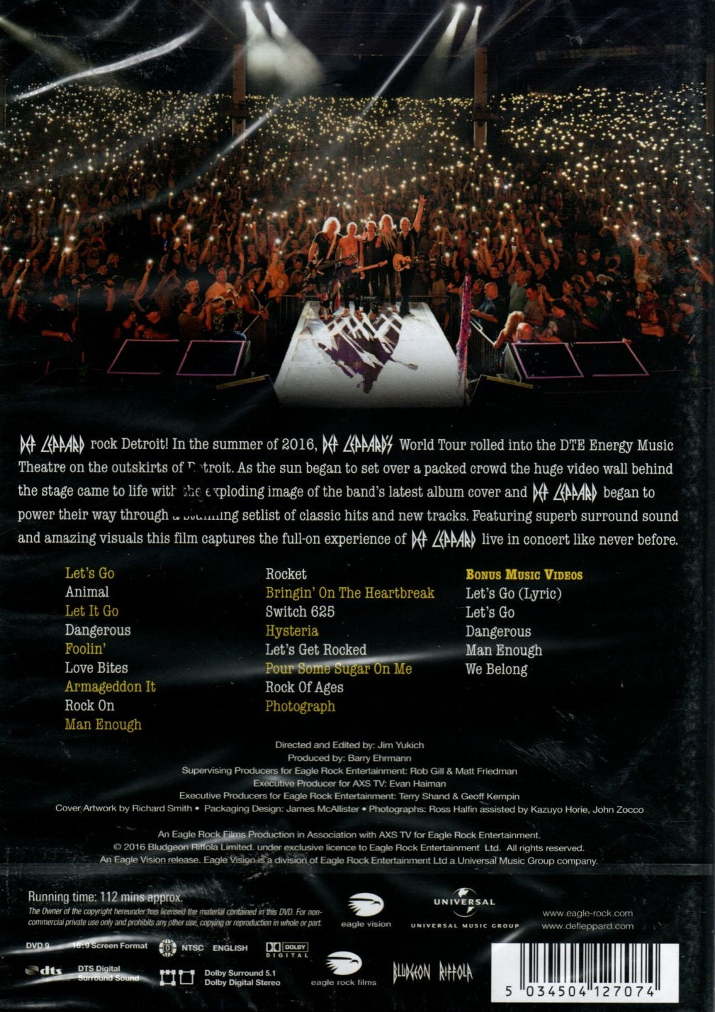 DVD Def Leppard – And There Will Be A Next Time... Live From Detroit