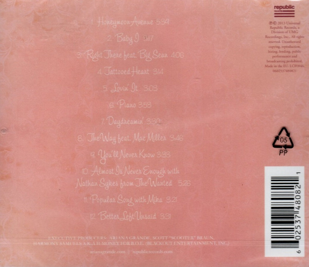 CD Ariana Grande – Yours Truly
