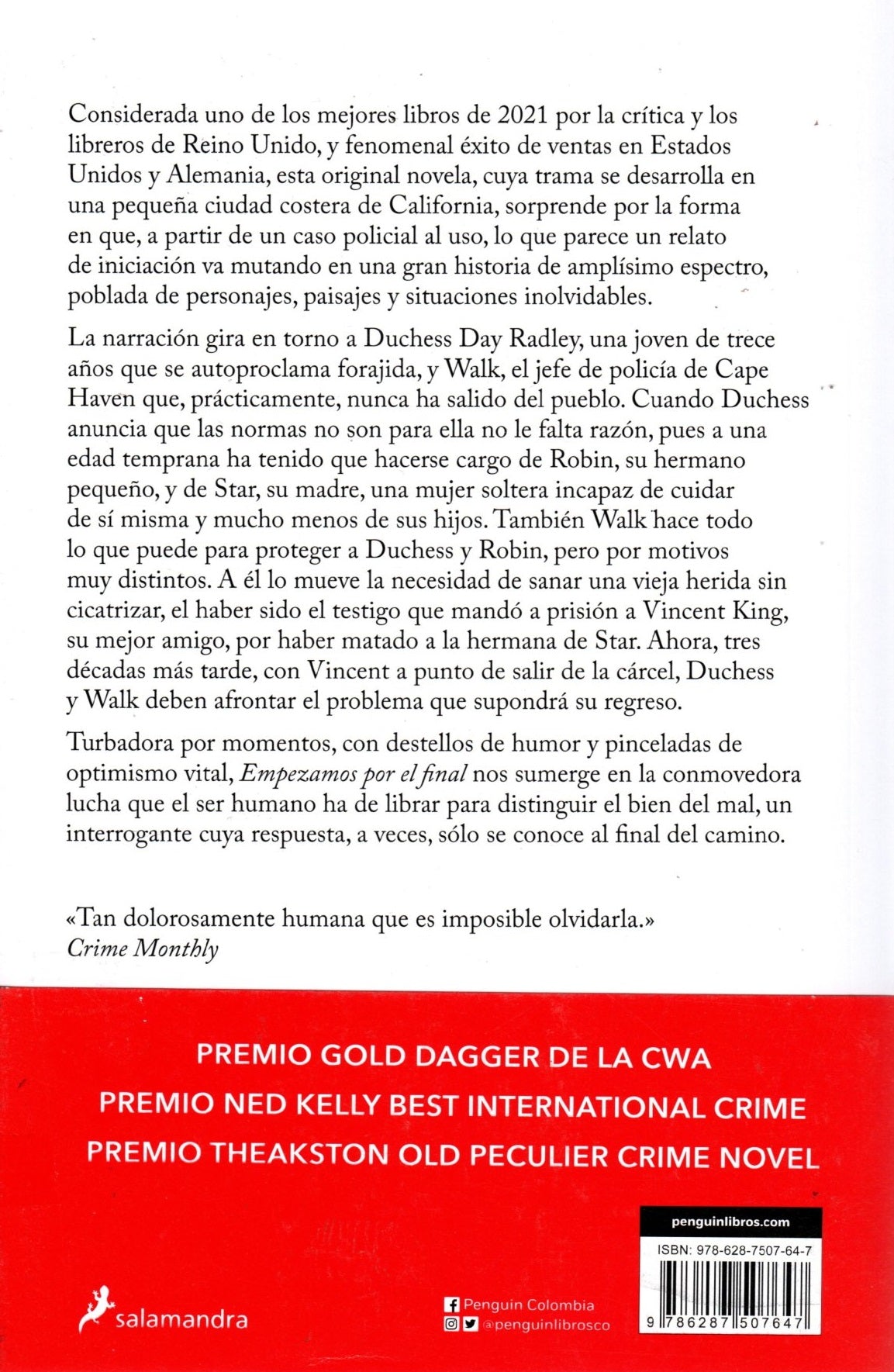 Libro Chris Whitaker - Empezamos Por El Final