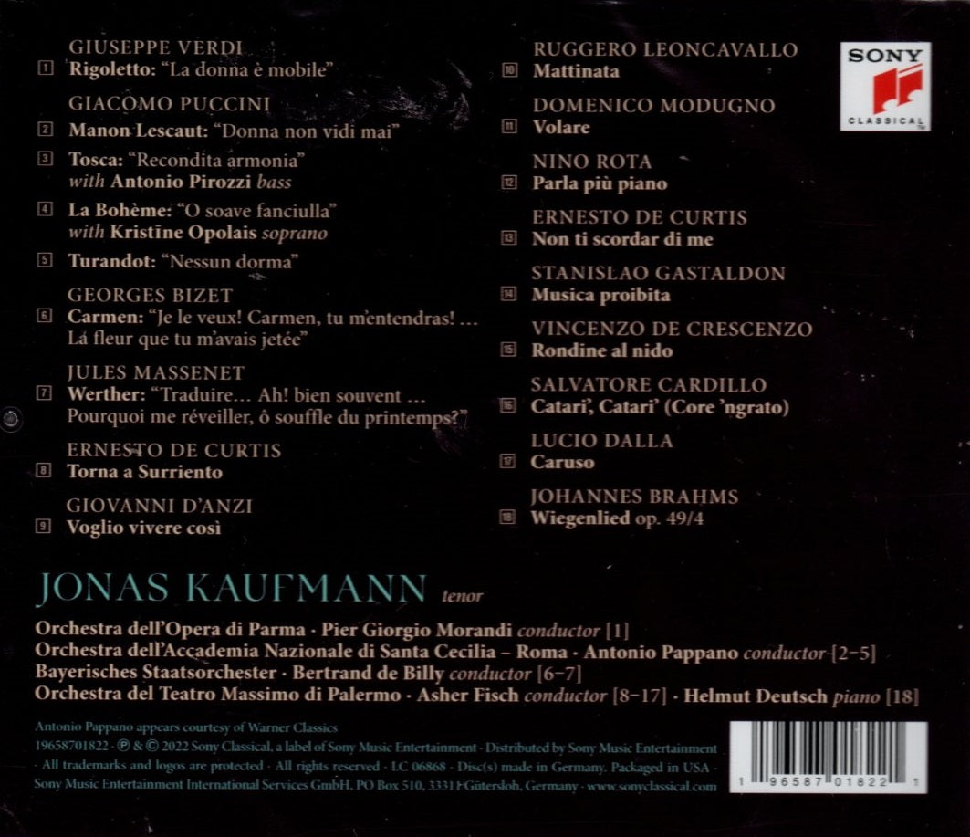 CD Jonas Kaufmann – Nessun