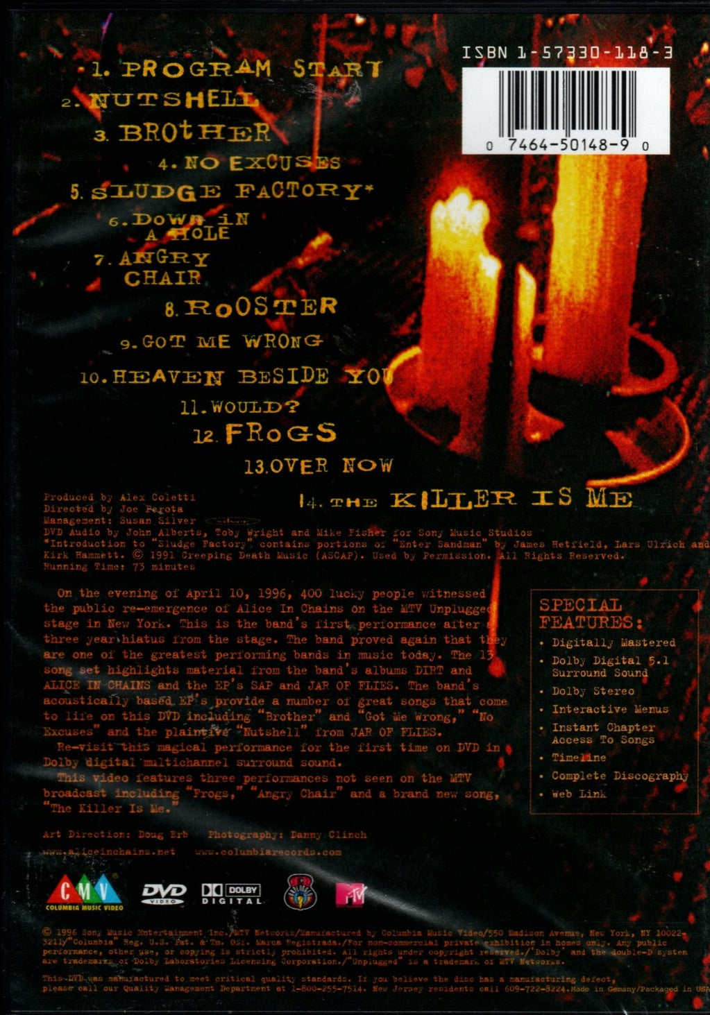 DVD Alice In Chains – MTV Unplugged