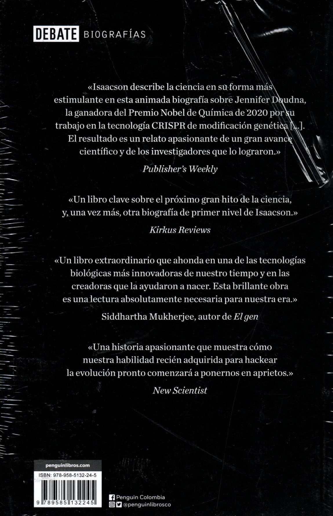 Libro Walter Isaacson - El código de la vida