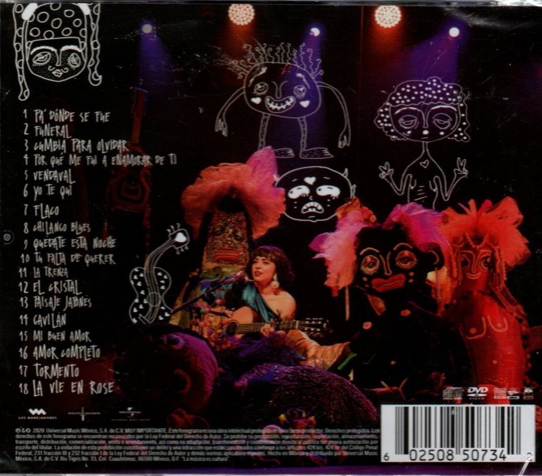 CD+DVD Mon Laferte – Sola Con Mis Monstruos - En Vivo