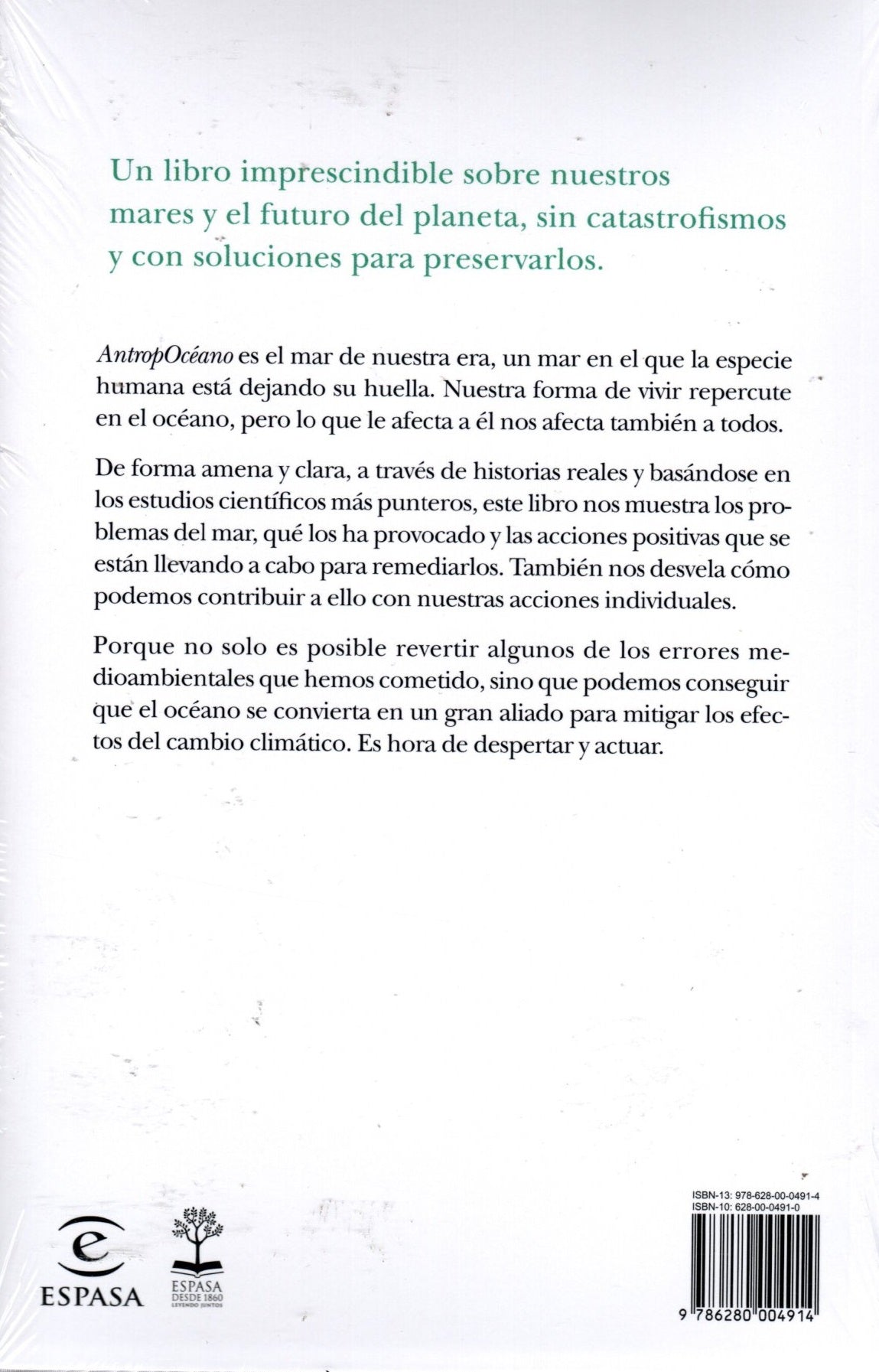 Libro Cristina Romera Castillo + AntropOcéano: Cuidar los mares para salvar la vida