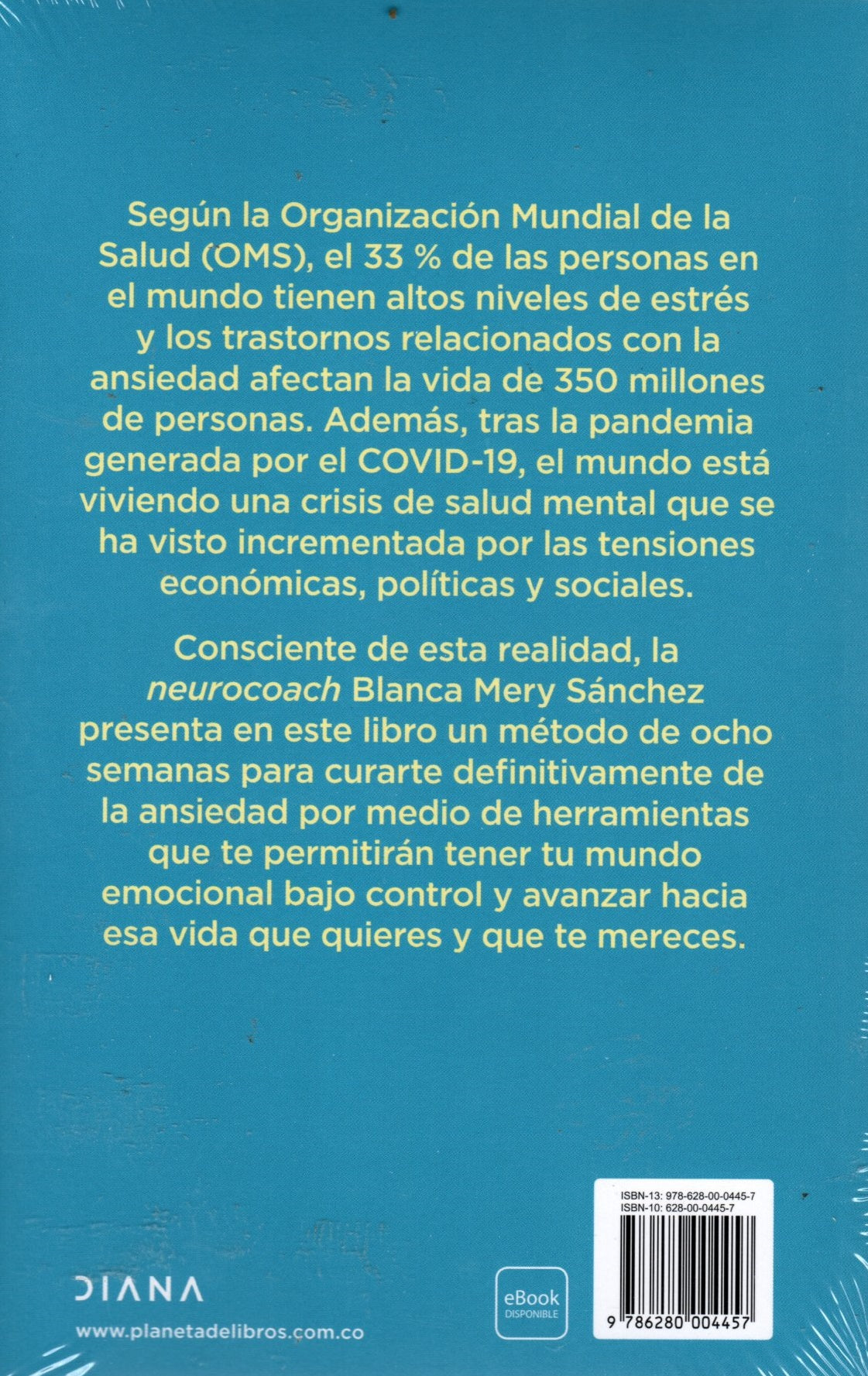 Libro Blanca Mery Sánchez Gómez - De Ansiosos Y Agotados A Tranquilos Y Enfocados