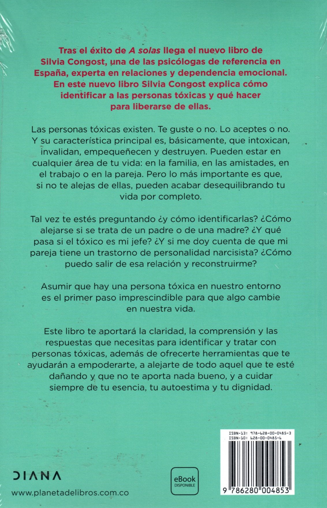 Libro Silvia Congost - Personas tóxicas