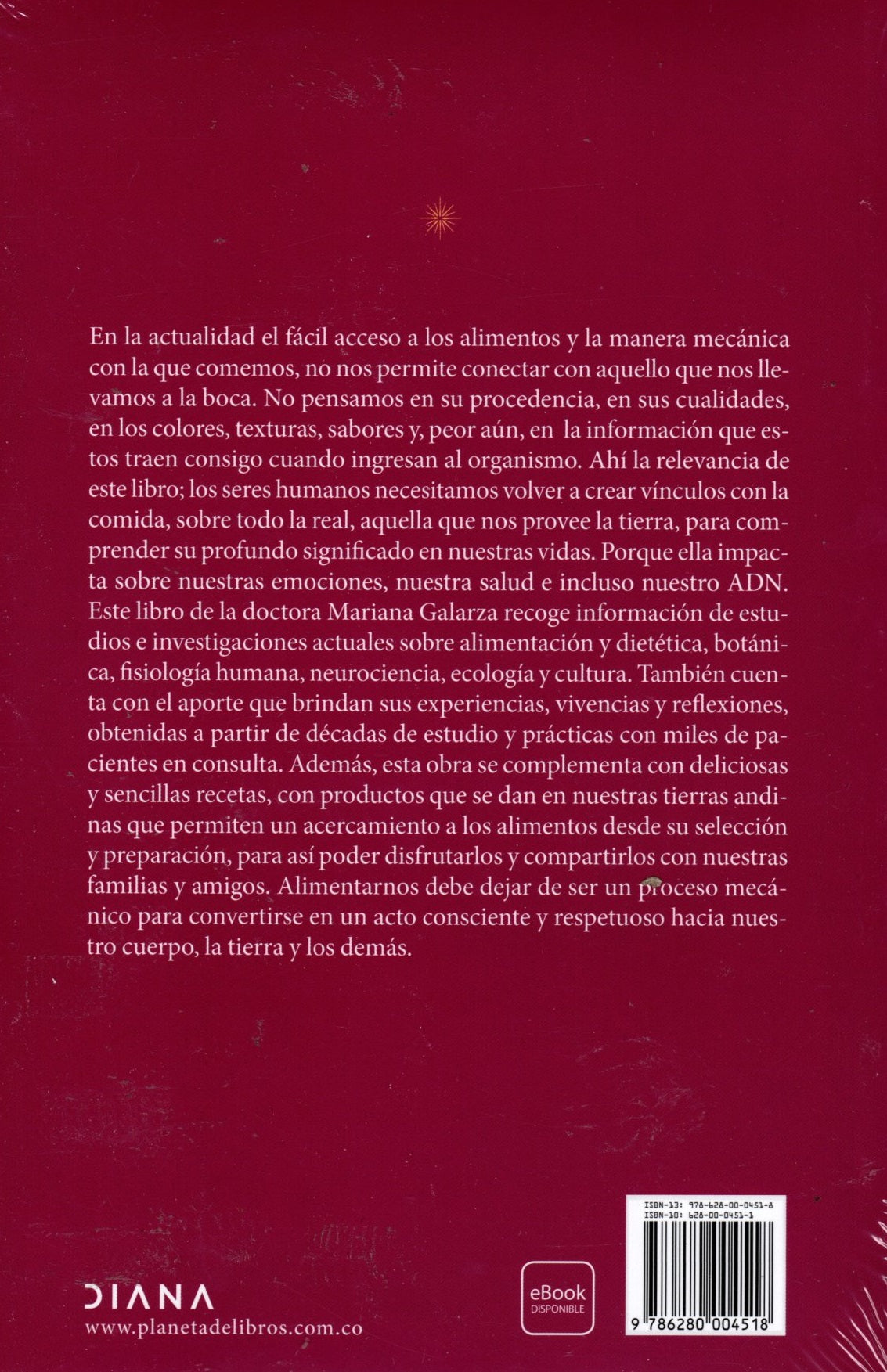 Libro Mariana Galarza - Conéctate con los alimentos