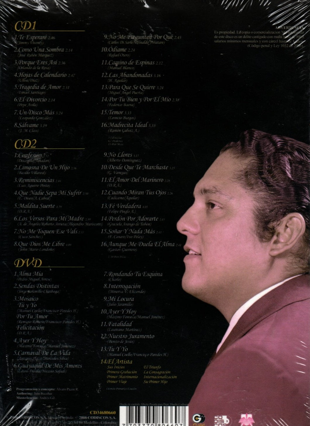 CDX2 + DVD Julio Jaramillo - Inmortal