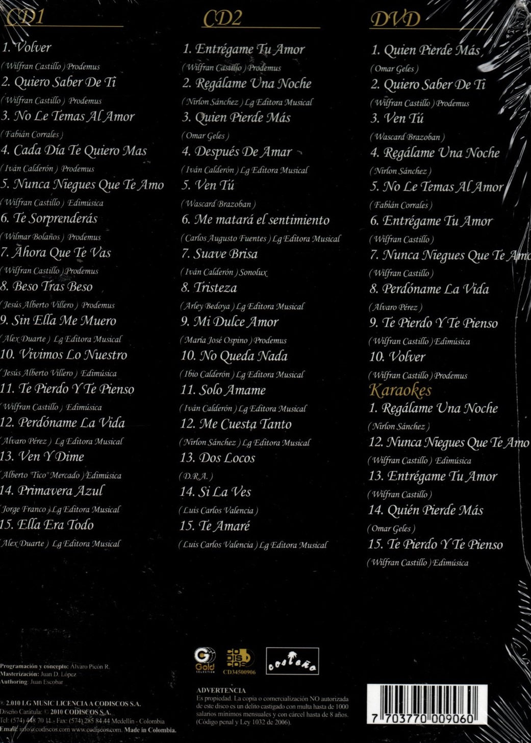 CDX2 + DVD Los Inquietos - 15 Año