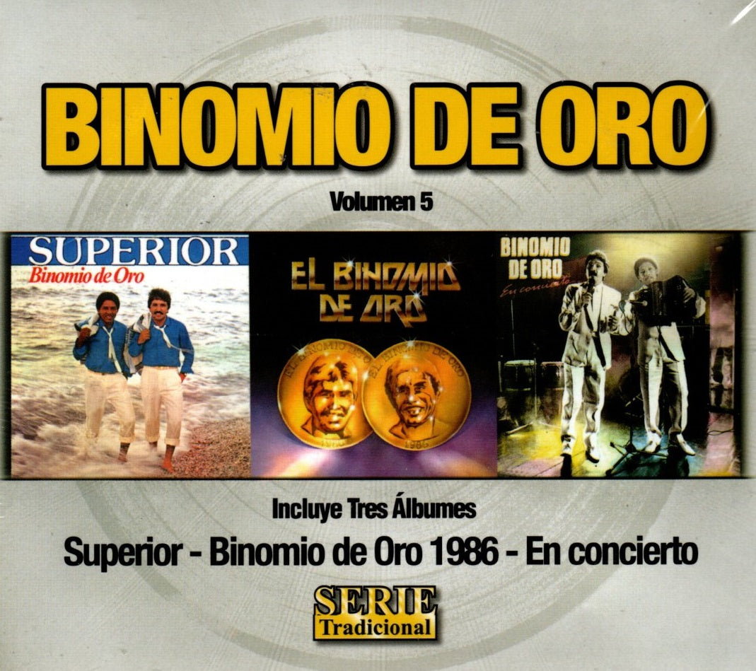 CD X3 Binomio De Oro - Serie Tradicional Vol 5