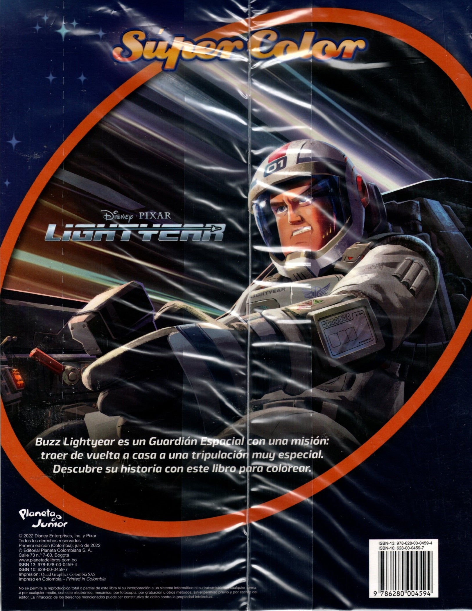 Libro Lightyear Disney - Supercolor