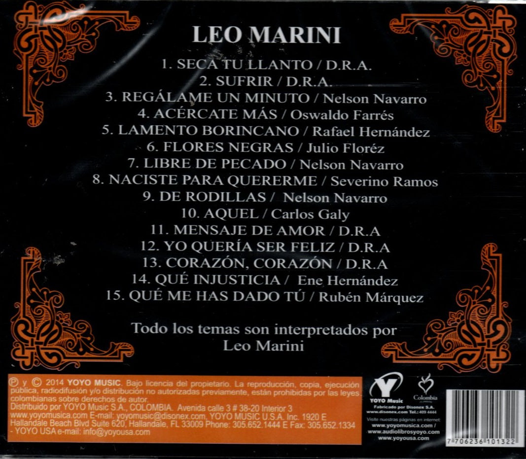 CD Leo Marini - Series Inmortales / El romántico de siempre