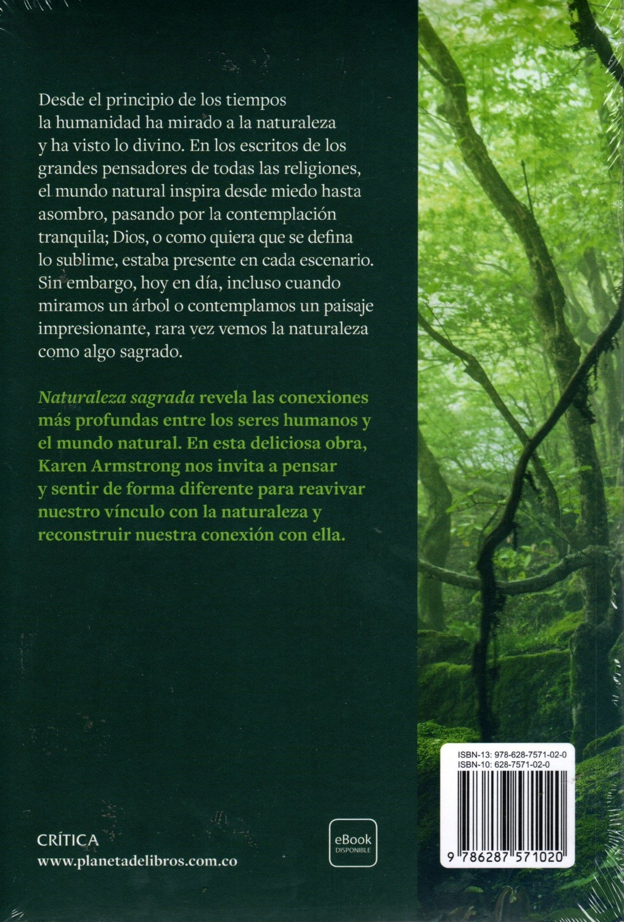 Libro Karen Armstrong - Naturaleza Sagrada