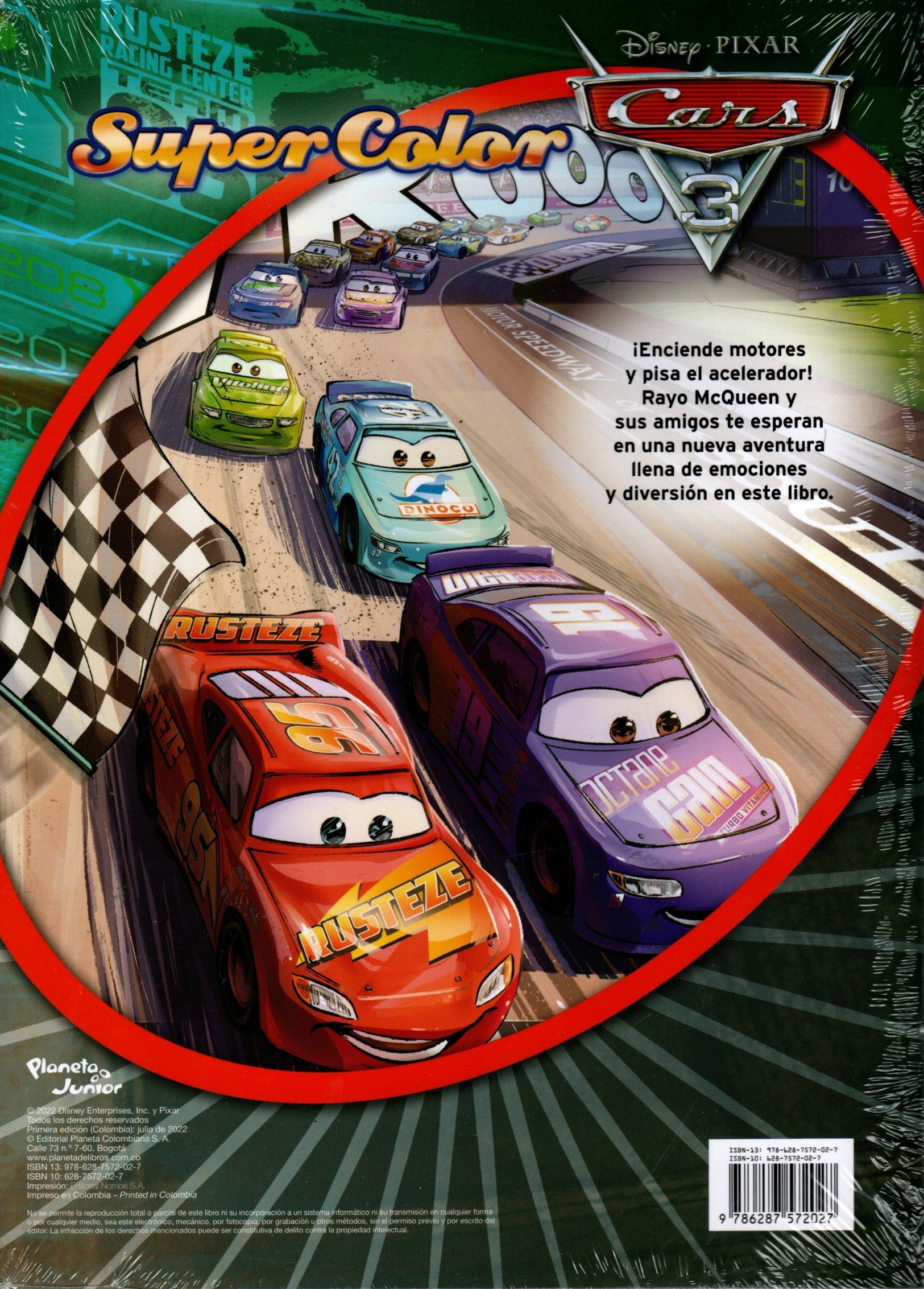 Libro Disney - Supercolor. Cars 3