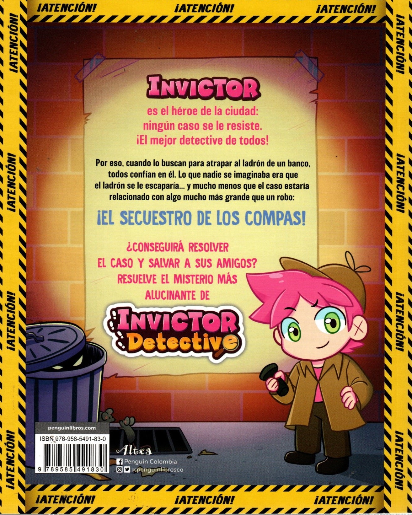 Libro Invictor Detective y el secuestro de los Compas