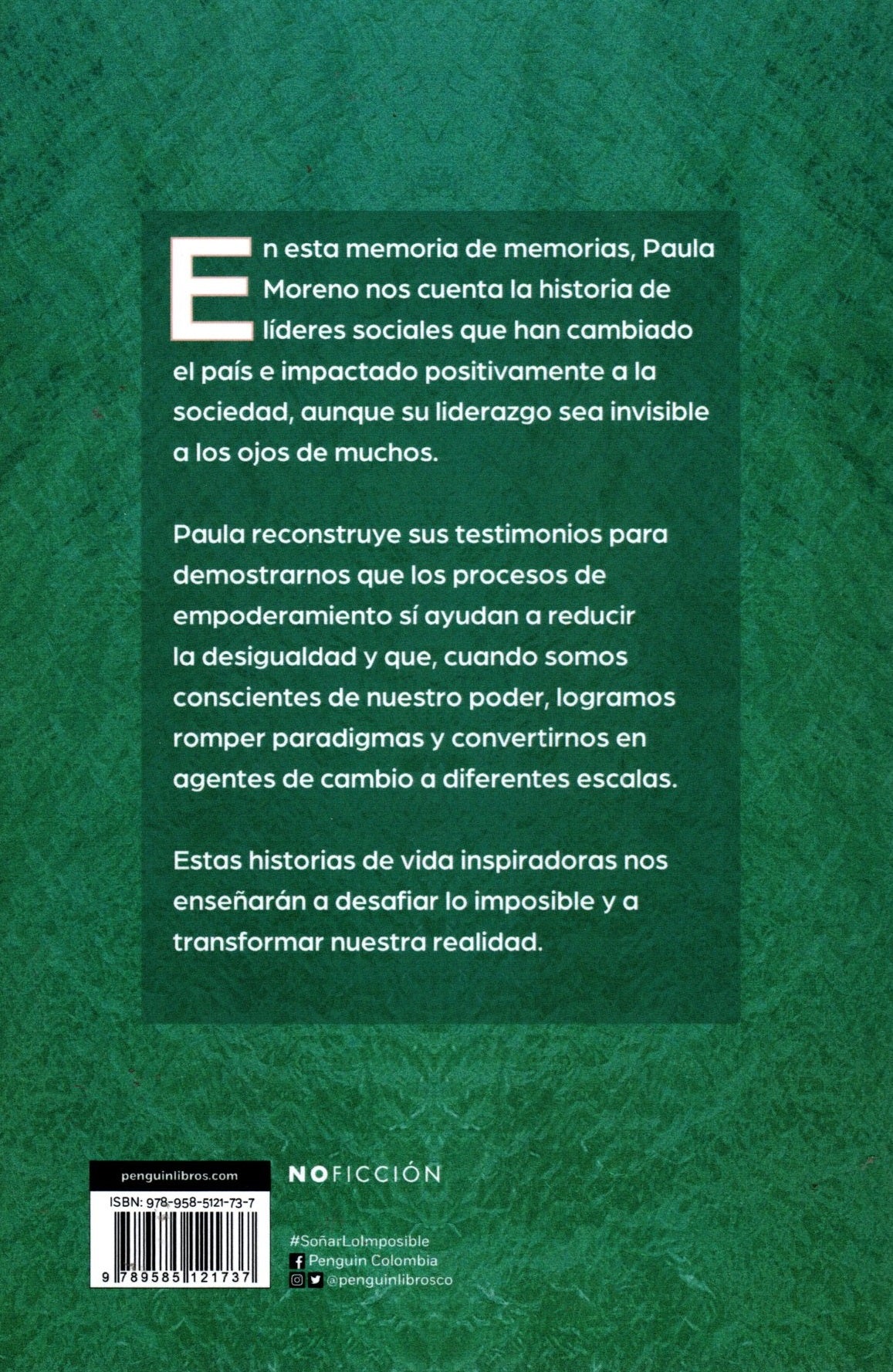 Libro Paula Moreno - Soñar Lo Imposible