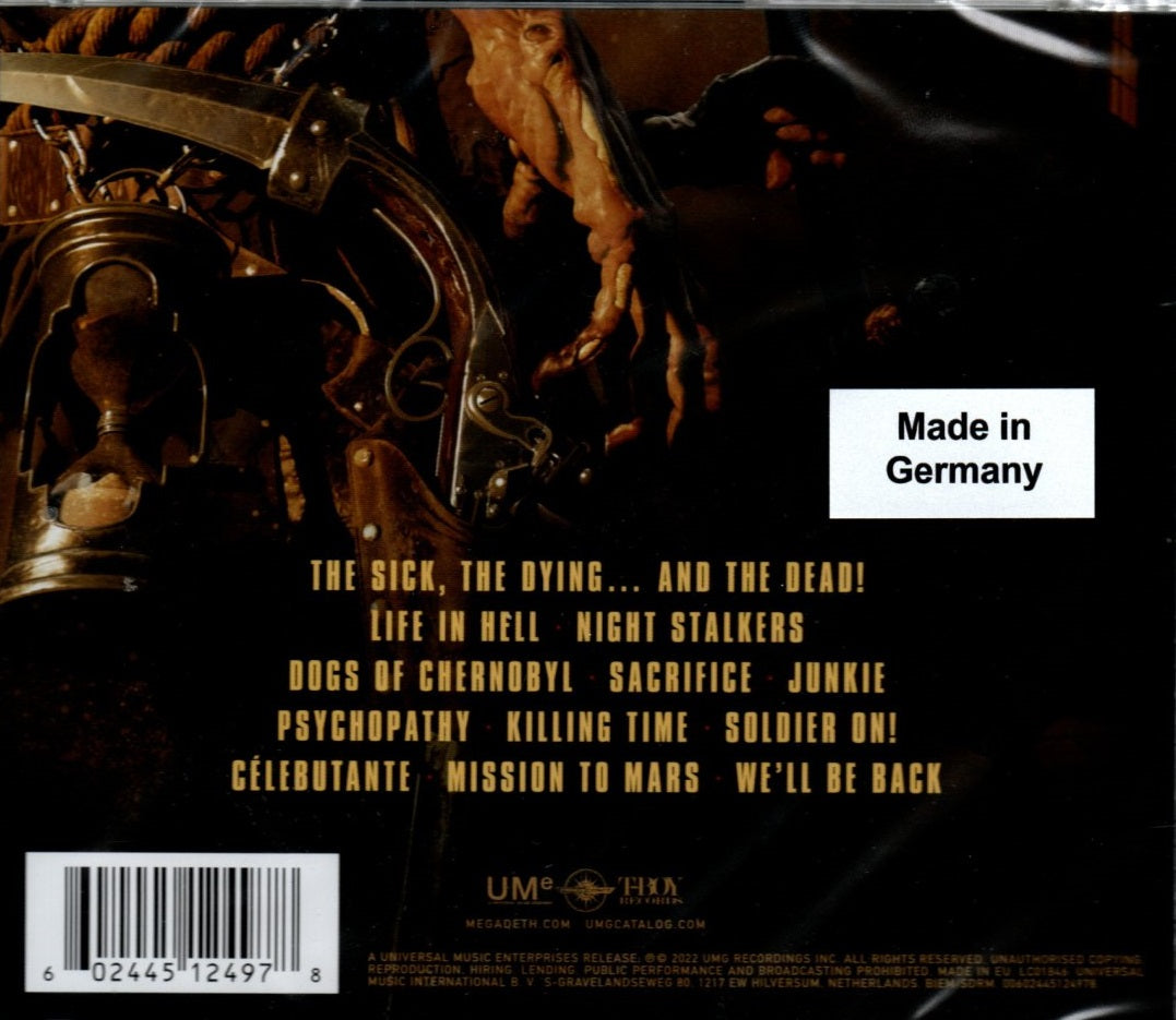 CD Megadeth – The Sick, The Dying... And The Dead!