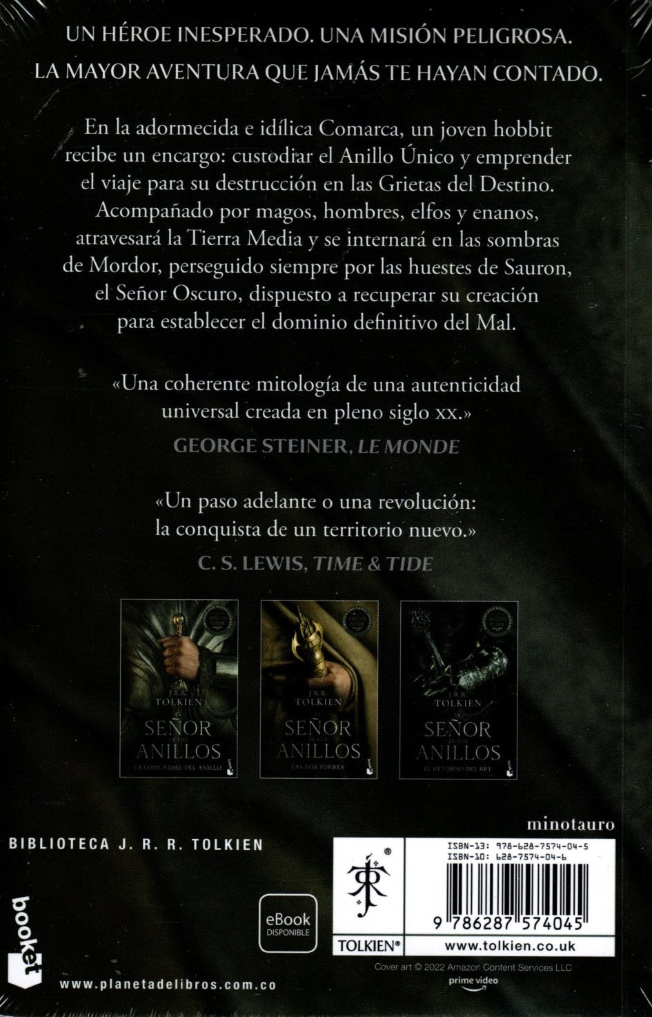 Libro J. R. R. Tolkien - El Señor de los Anillos . La Comunidad del Anillo