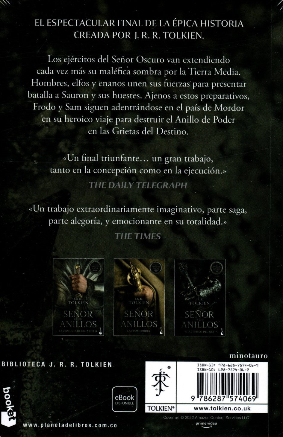 Libro J. R. R. Tolkien - El Señor de los Anillos . El Retorno del Rey