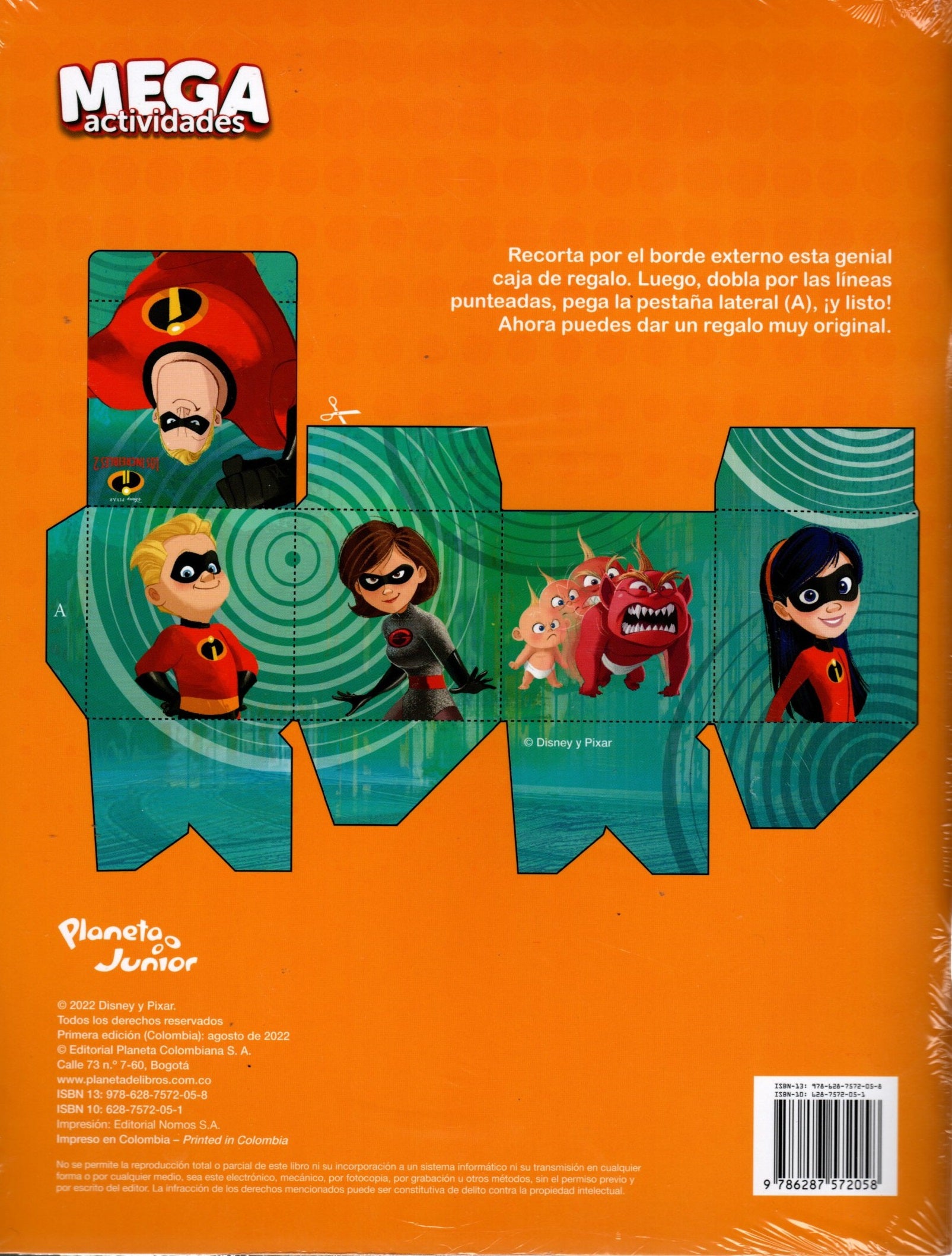 Libro Disney - Mega actividades. Pixar