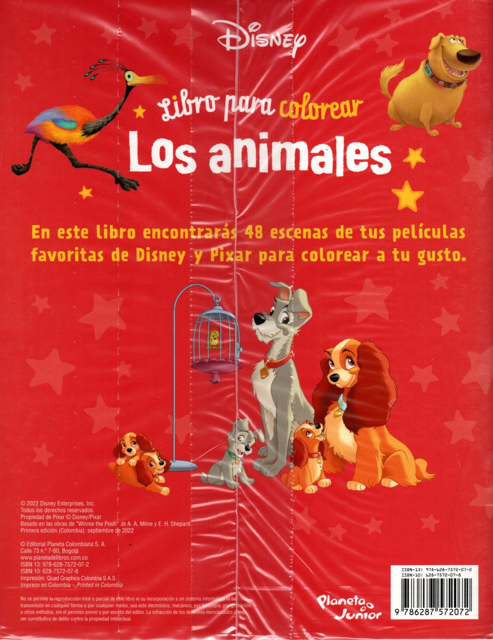 Libro Disney - Libro Para Colorear. Los Animales
