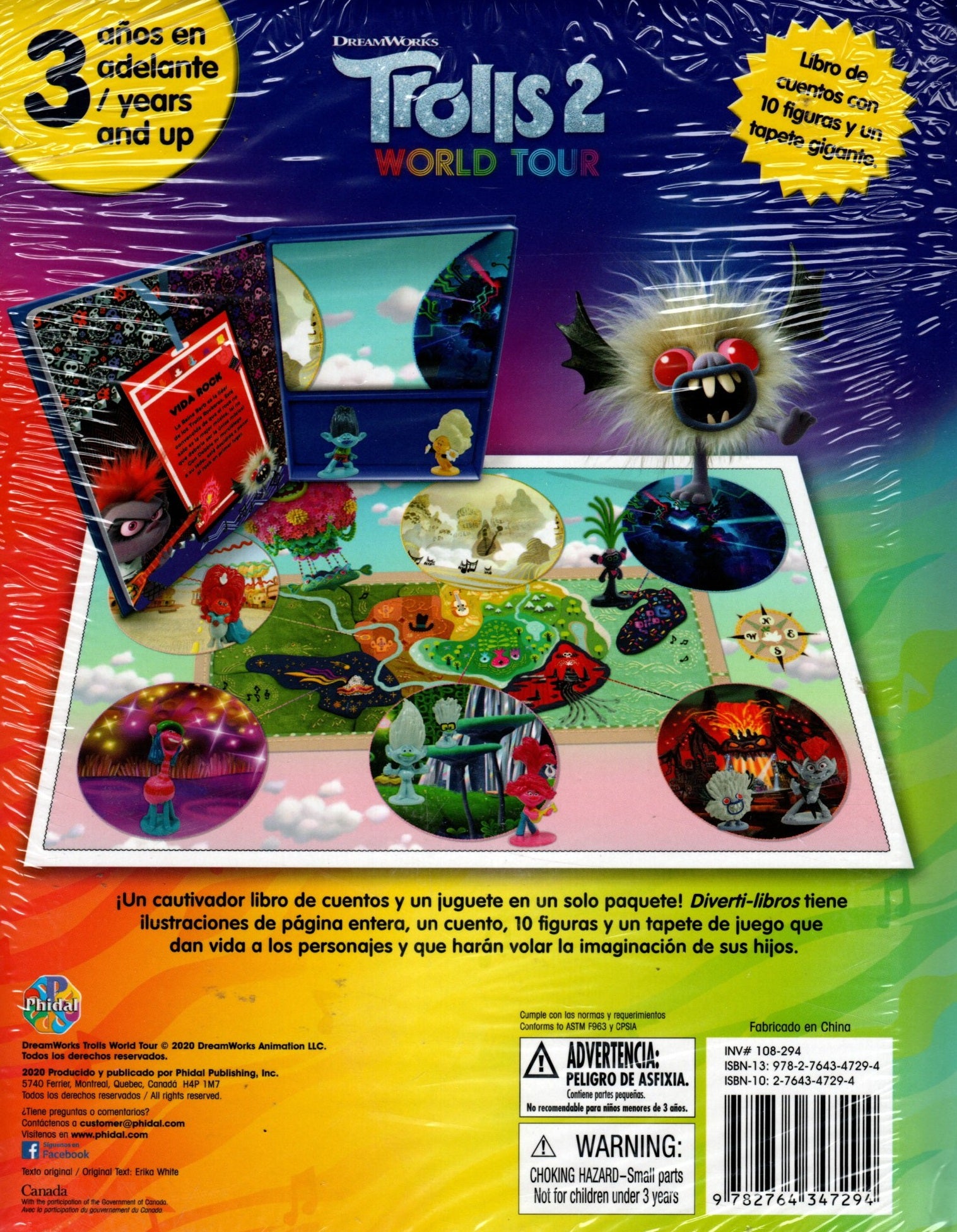 Libro Diverti Libros - Trolls 2 World Tour