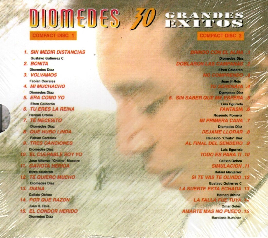 CDX2 Diomedes Díaz - 30 grandes Éxitos