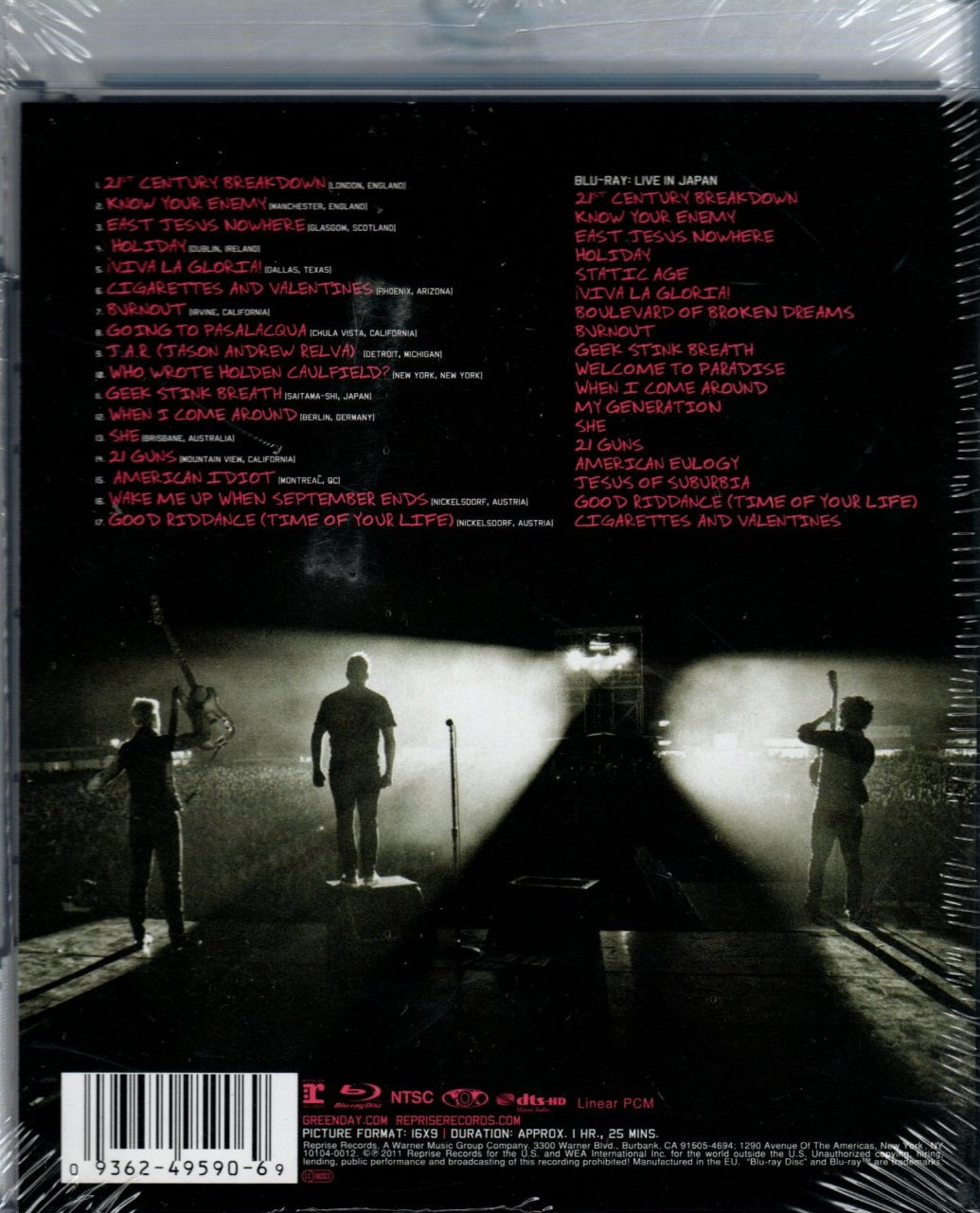 CD + Blu Ray Green Day – Awesome As F**k