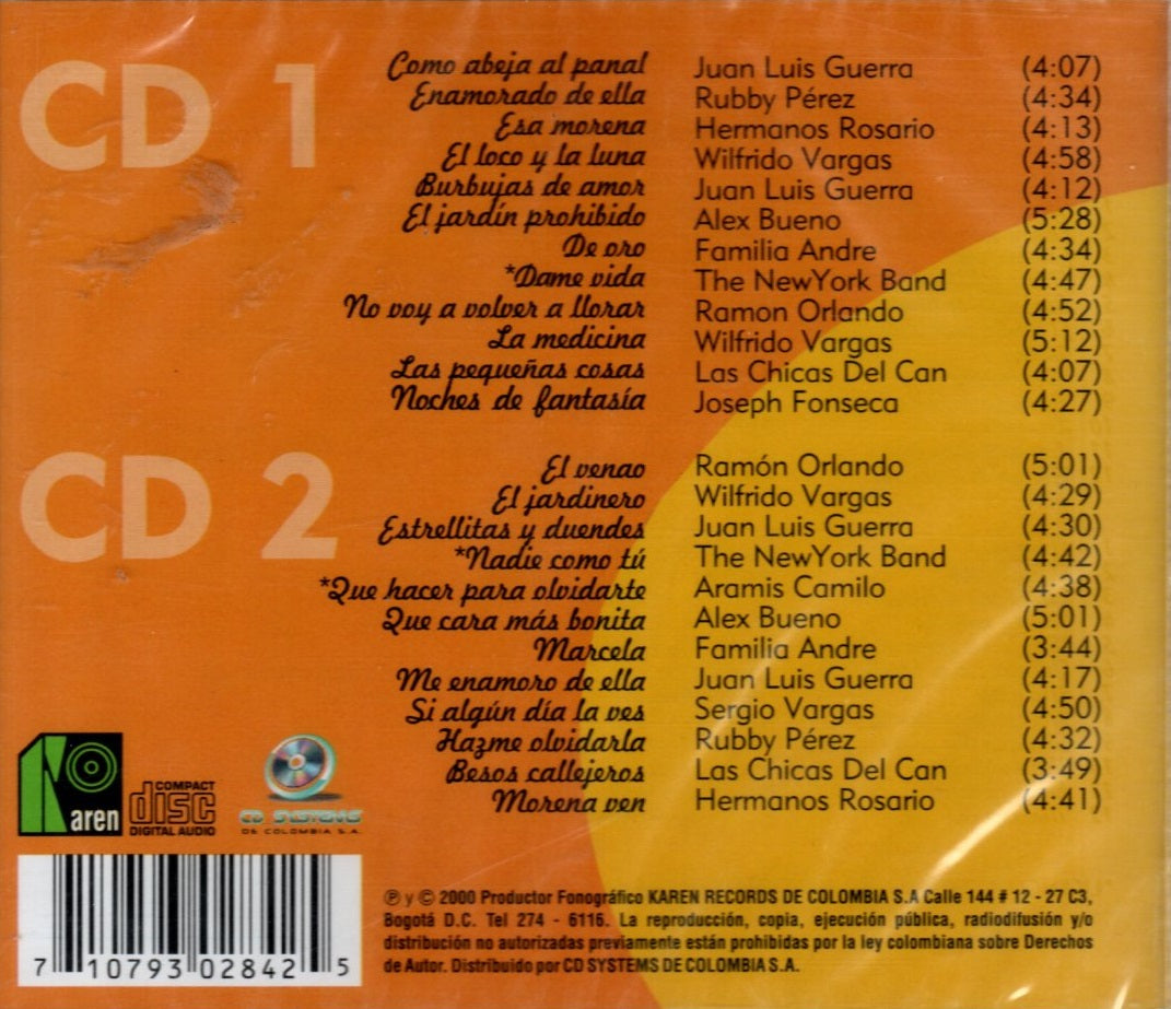 CD X2 Merengues pa´ planchar