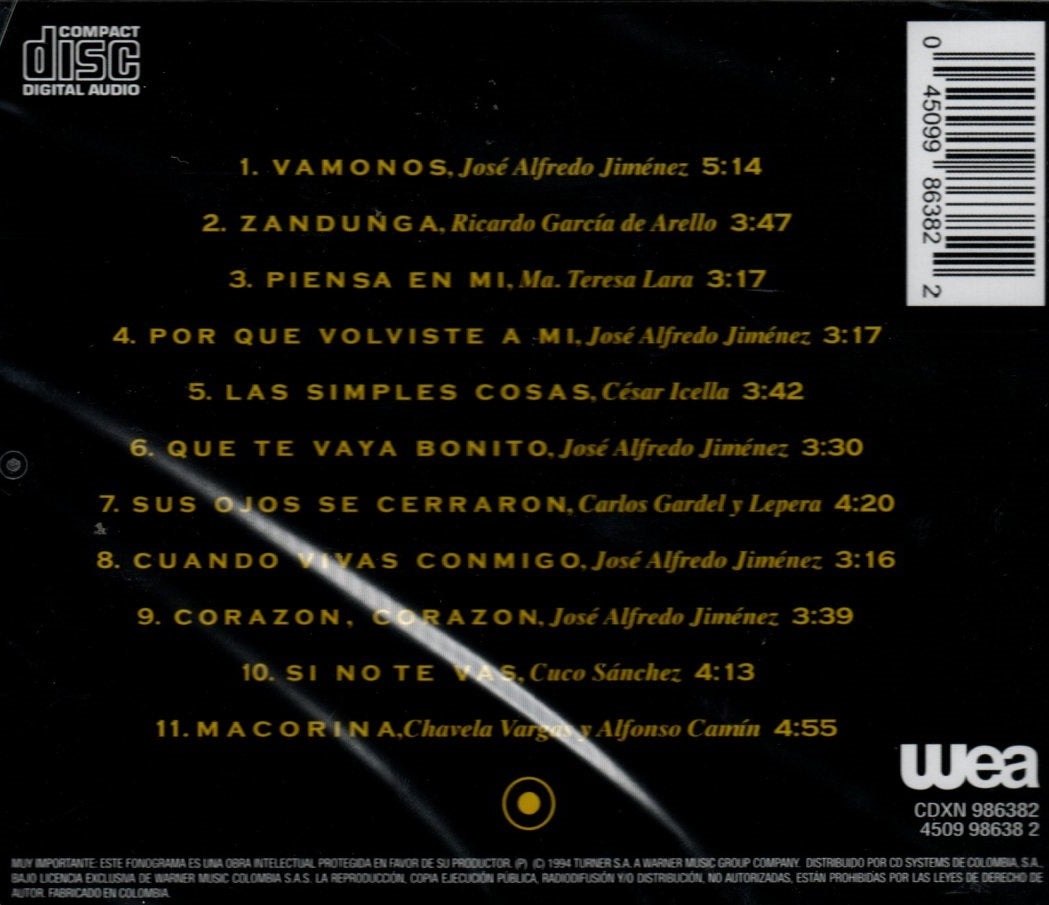 CD Chavela Vargas - Macorina Grabado En Madrid 1994