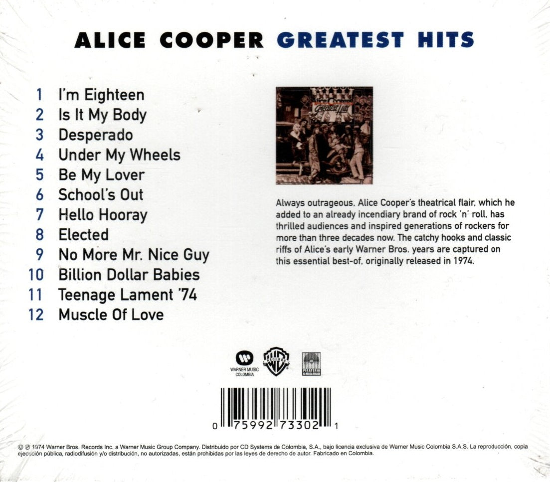 CD Alice Cooper – Alice Cooper's Greatest Hits