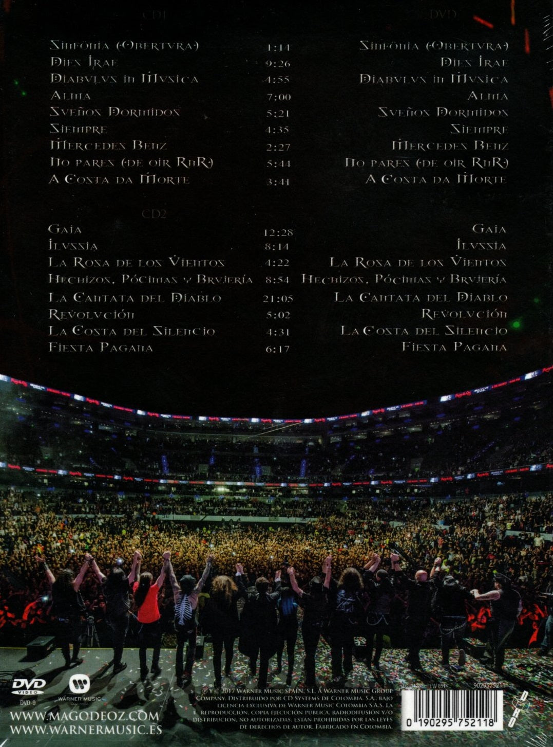 CDX2 +DVD Mago de Oz - Diabulus in opera