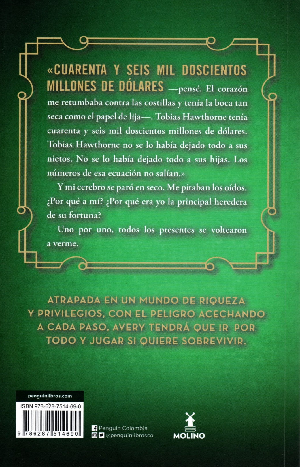 Libro Jennifer Lynn Barnes - Una herencia en juego