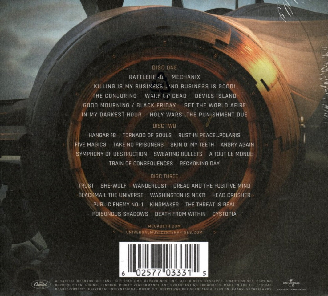 CD X3 Megadeth – Warheads On Foreheads