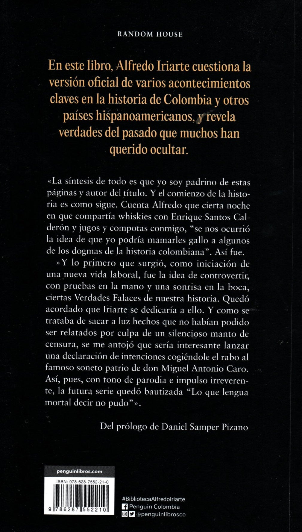 Libro Alfredo Iriarte - Lo Que Lengua Mortal Decir No Pudo