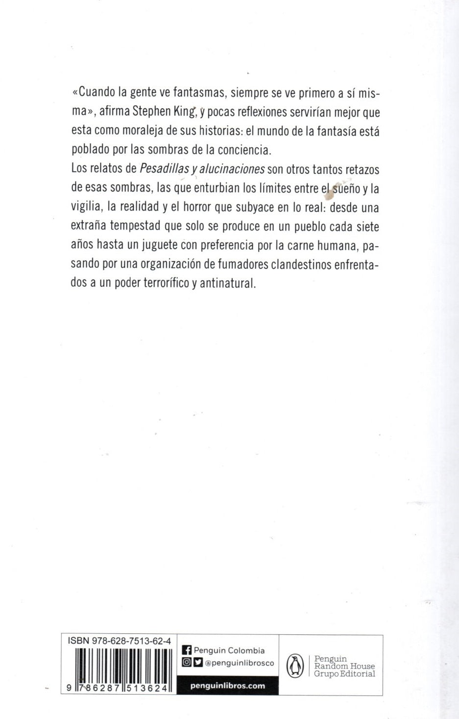 Libro Stephen King - Pesadillas y alucinaciones II