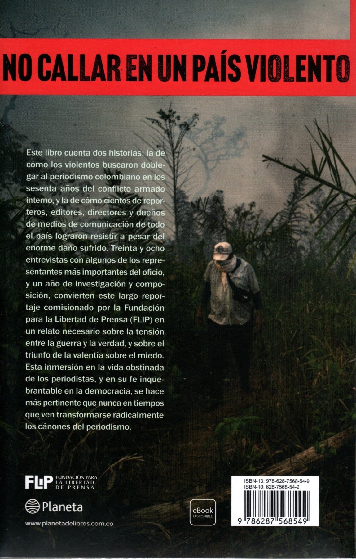 Libro Camilo Jiménez Santofimio /Cesar A. Paredes P./ Jonathan Bock Ruiz- No callar un pais violento