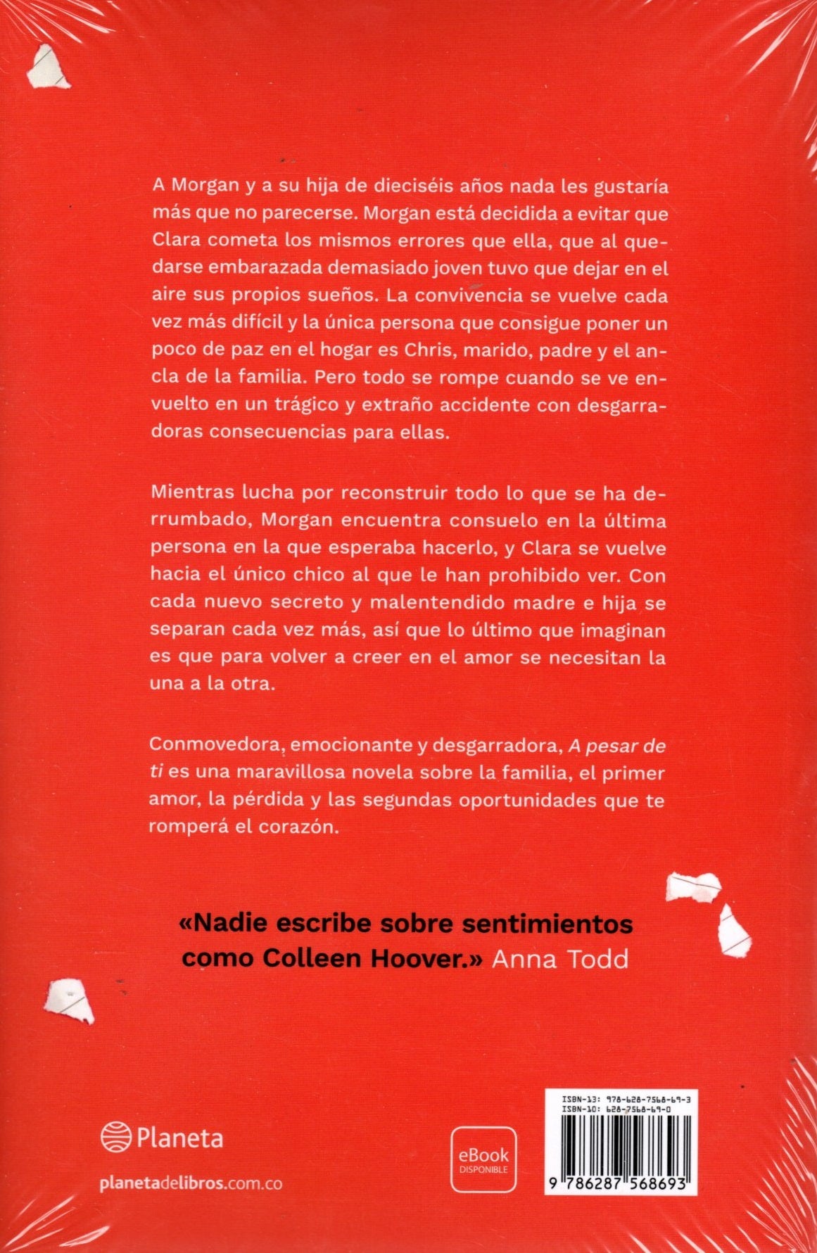 Libro Colleen Hoover - A Pesar De Ti