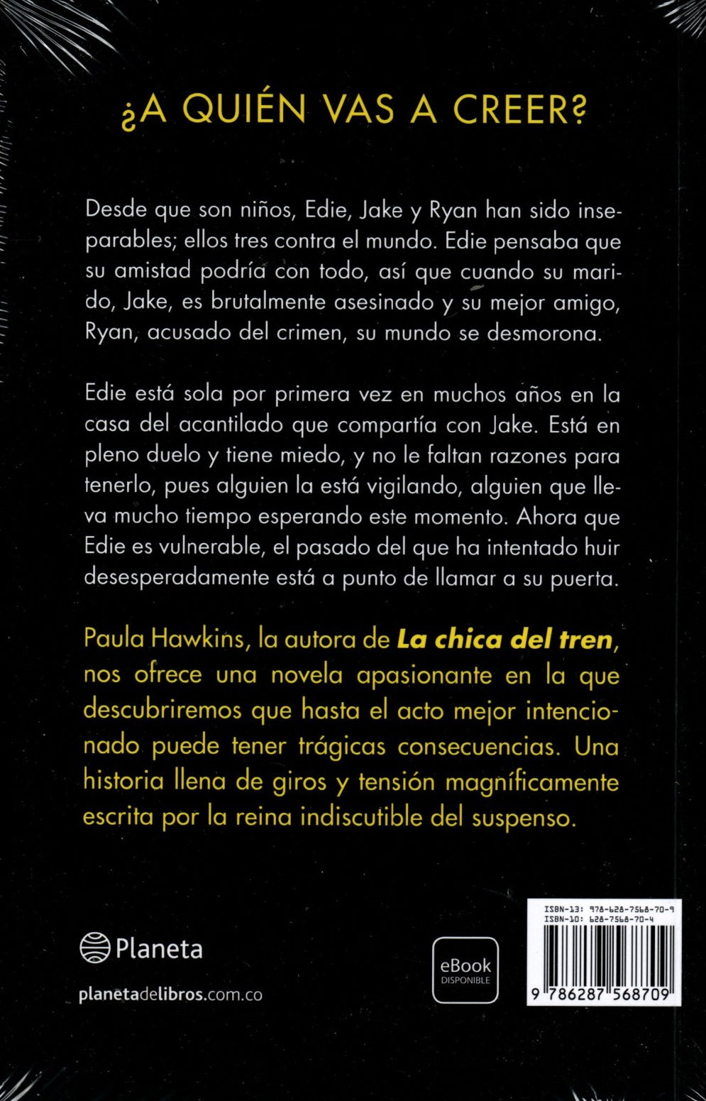 Libro Paula Hawkins - Punto Ciego