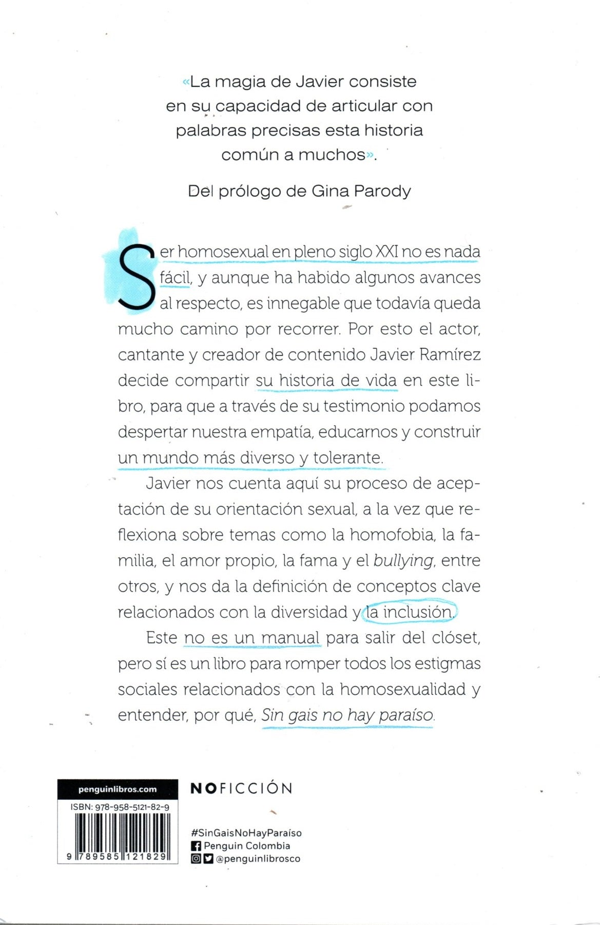 Libro Javier Ramírez - Sin gais no hay paraíso