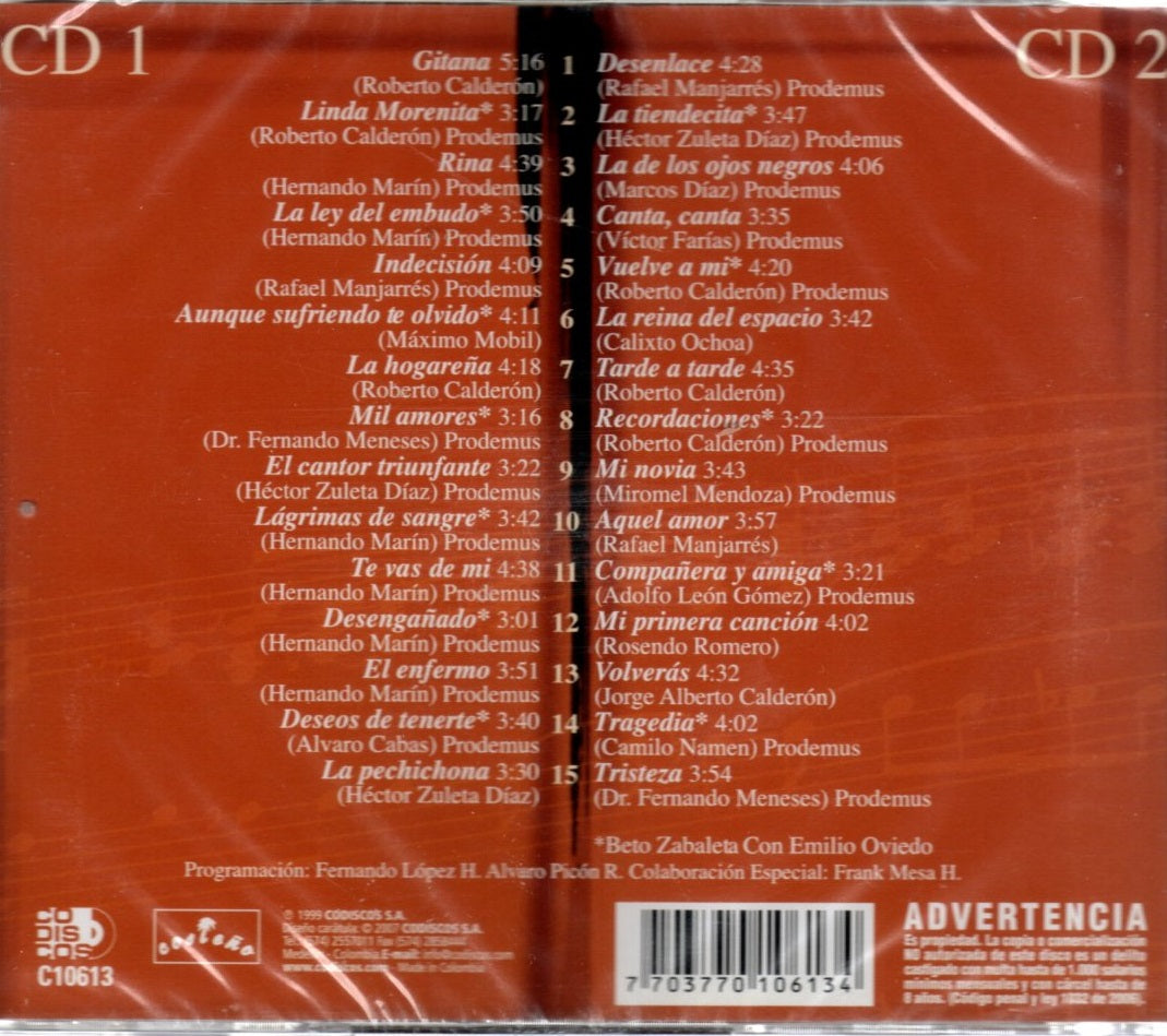 CDX2 Los Betos - 30 Mejores - Codiscos