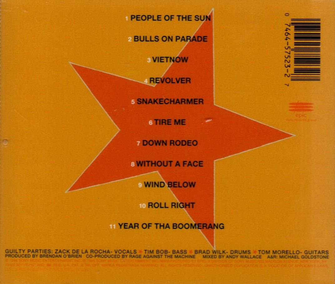 CD Evil Empire - Rage Against The Machine