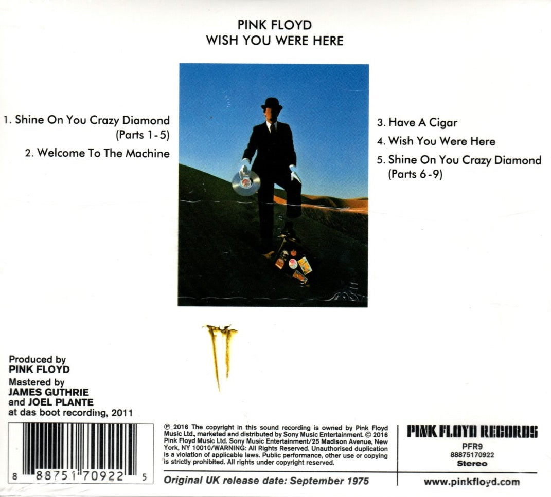CD Pink Floyd – Wish You Were Here
