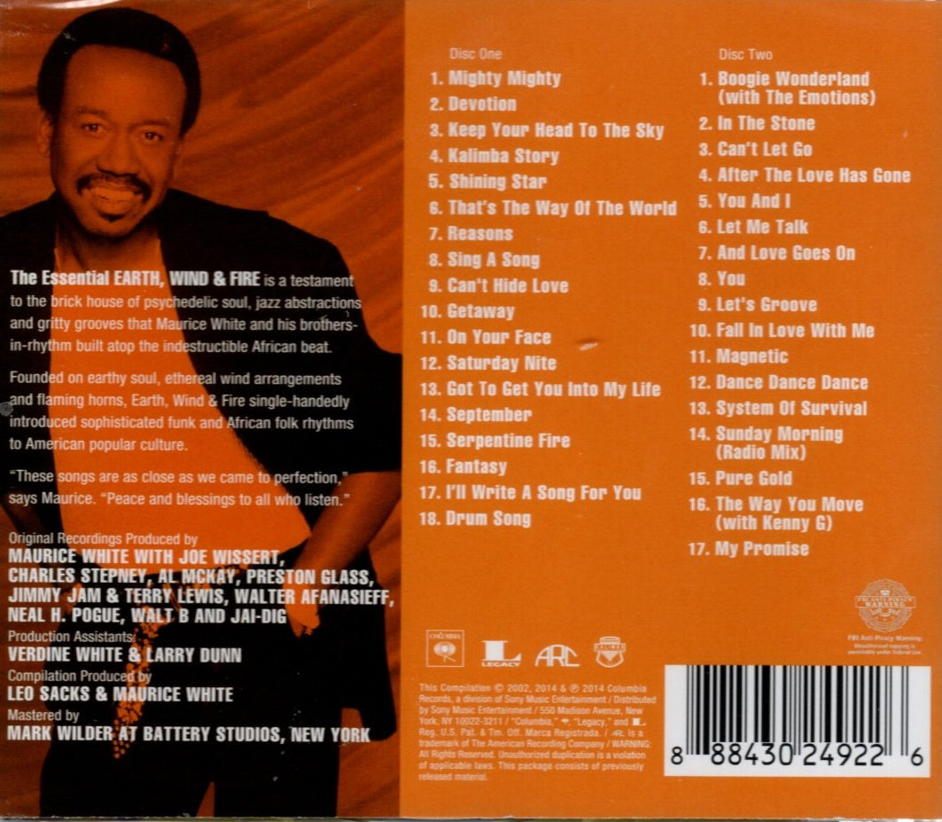 CDX2 Earth, Wind & Fire – The Essential Earth, Wind & Fire