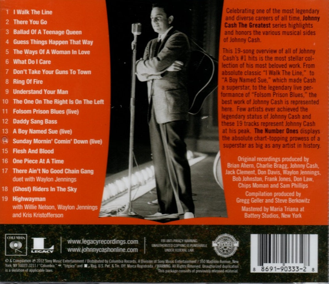 CD Johnny Cash – The Greatest: The Number Ones