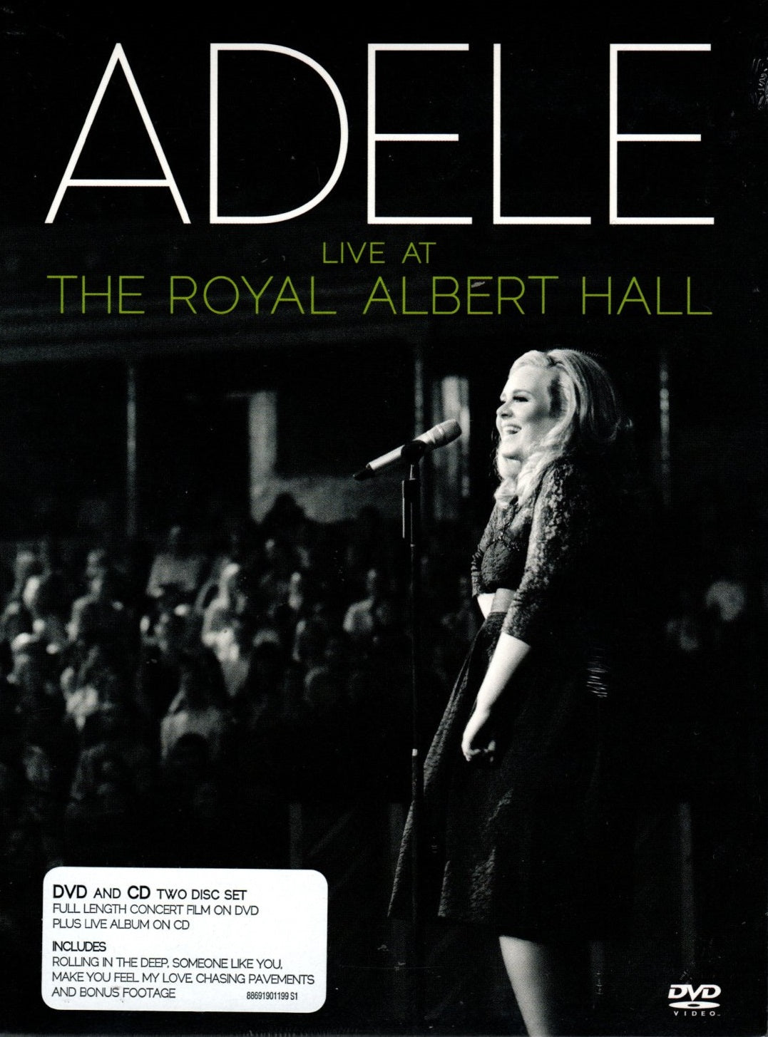 CD + DVD Adele – Live At The Royal Albert Hall