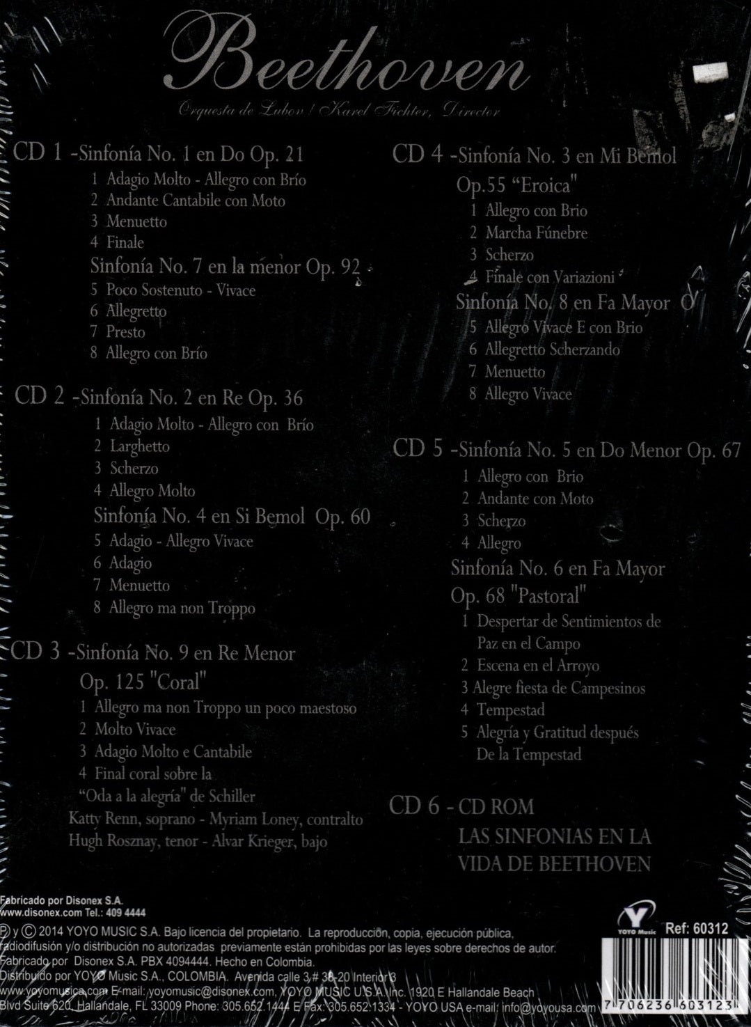 CDX5 + CD ROM - Las Nueve Sinfonías Beethoven