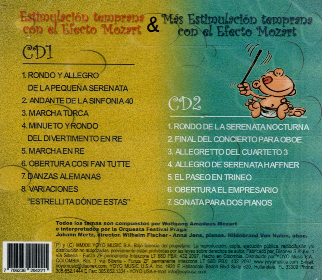 CDX2 Efecto Mozart - Estimulación Temprana