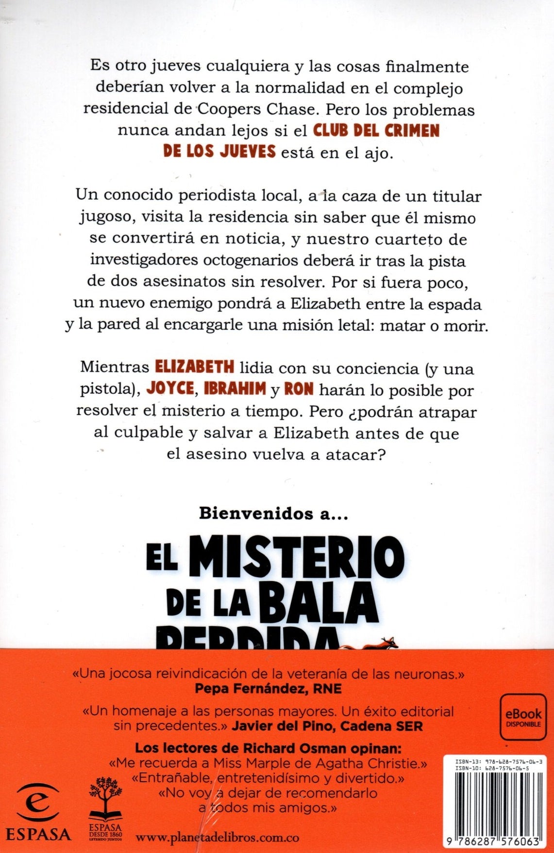 Libro Richard Osman - El Misterio De La Bala Perdida