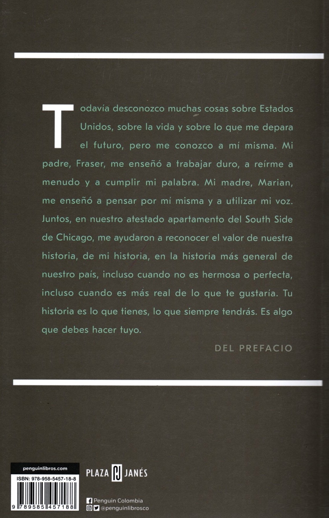 Libro Michelle Obama - Mi Historia